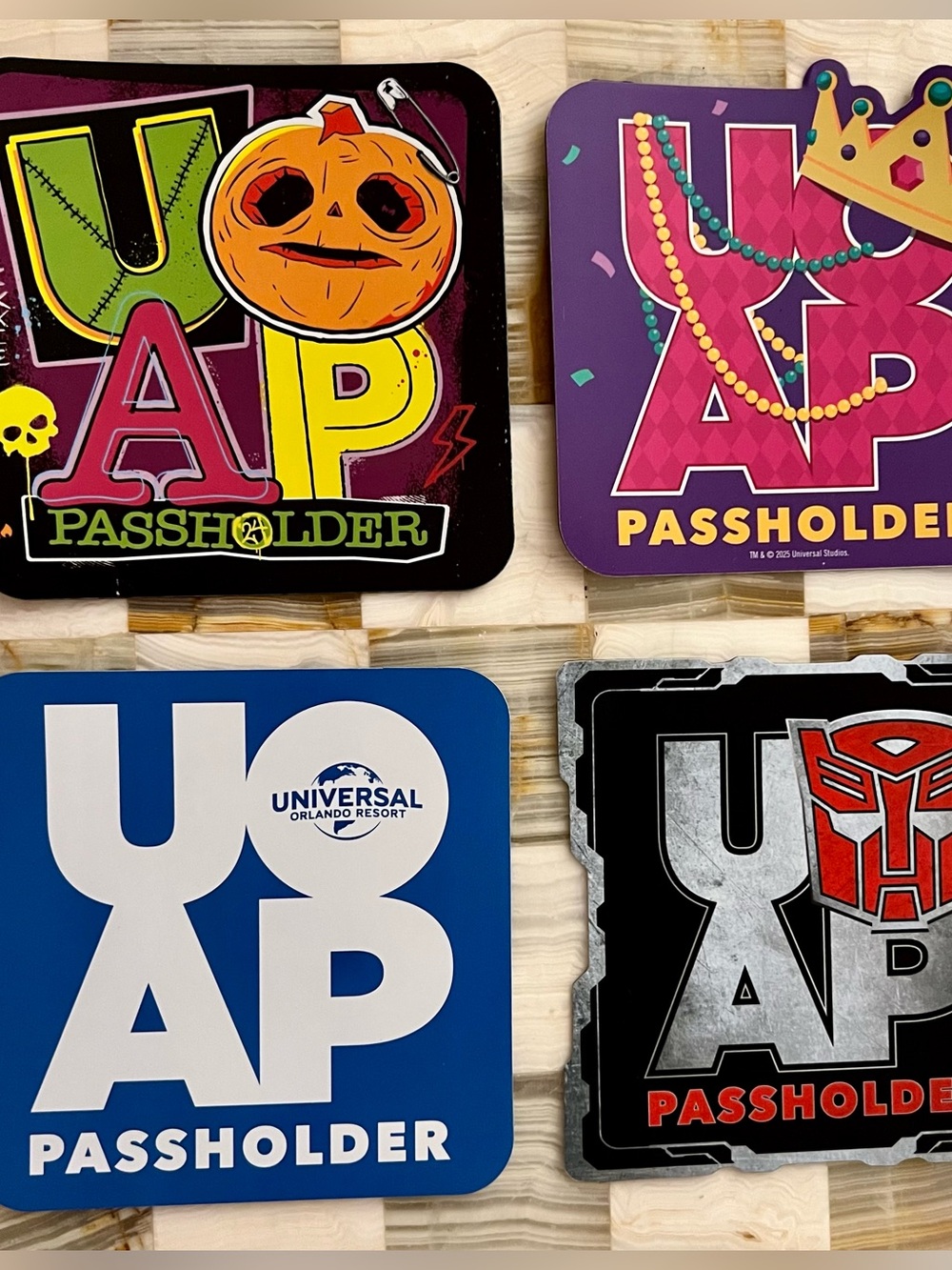 Universal Studios Passholder Magnet Set